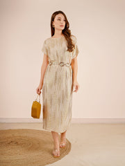 Ruby Dress In Off White Color