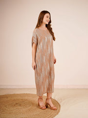 Ruby Dress In Gold Color