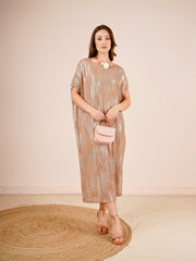 Ruby Dress In Gold Color