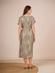 Ruby Dress In Silver Color