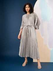 Ellana Metallic Dress
