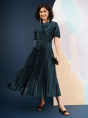 Violet Metallic Dress