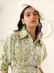 Crescent Cutwork Dress