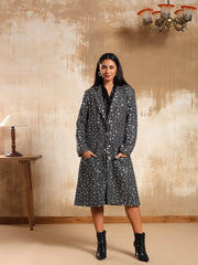 Blair Silver Tweed Coat