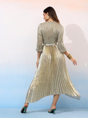 Luna Metallic Dress