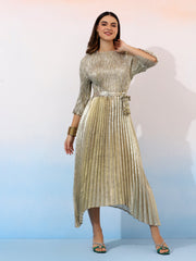 Luna Metallic Dress
