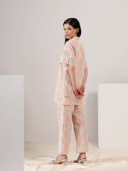 Blush Mosaic – Embroidered Co-Ord Set