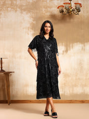 Elen Sequins Fringe Dress