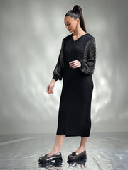 Doria Metallic Dress