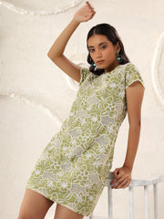 Pistachio Meadow Dress