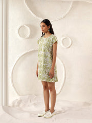 Pistachio Meadow Dress