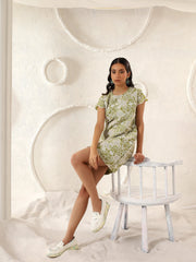 Pistachio Meadow Dress