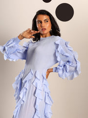 Orchid Ruffle Dress