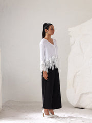 Evarielle Pleated Top