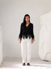 Evarielle Pleated Top