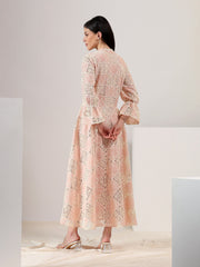 Rosé Whisper – Embroidered Maxi Dress