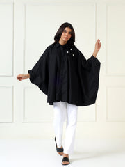 Denim Bloom Shirt In Black