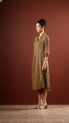 Sephia Pleated Dress