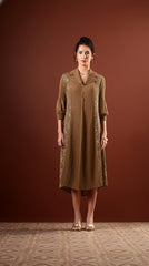 Sephia Pleated Dress