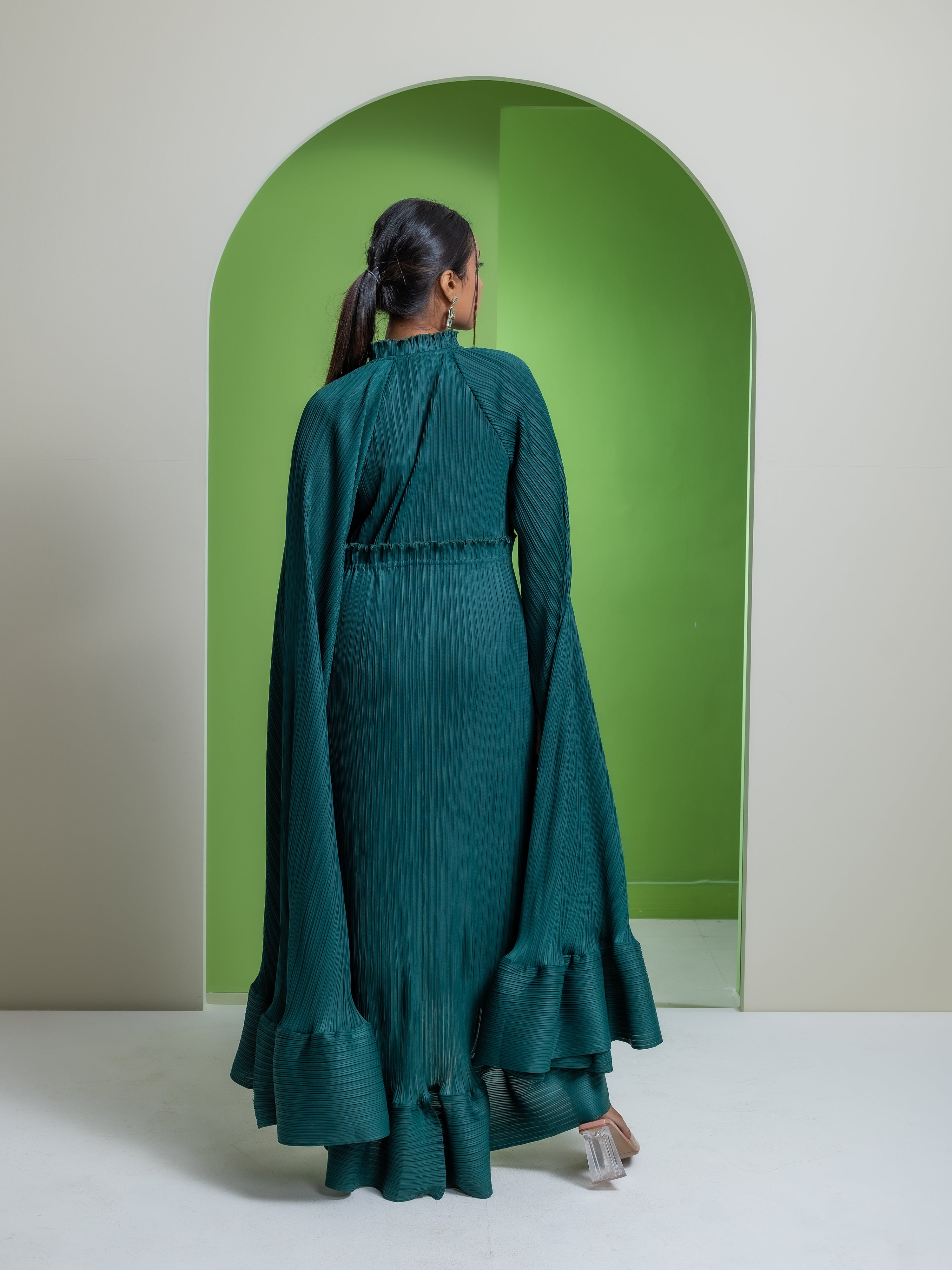 Celestial Pleated Dress