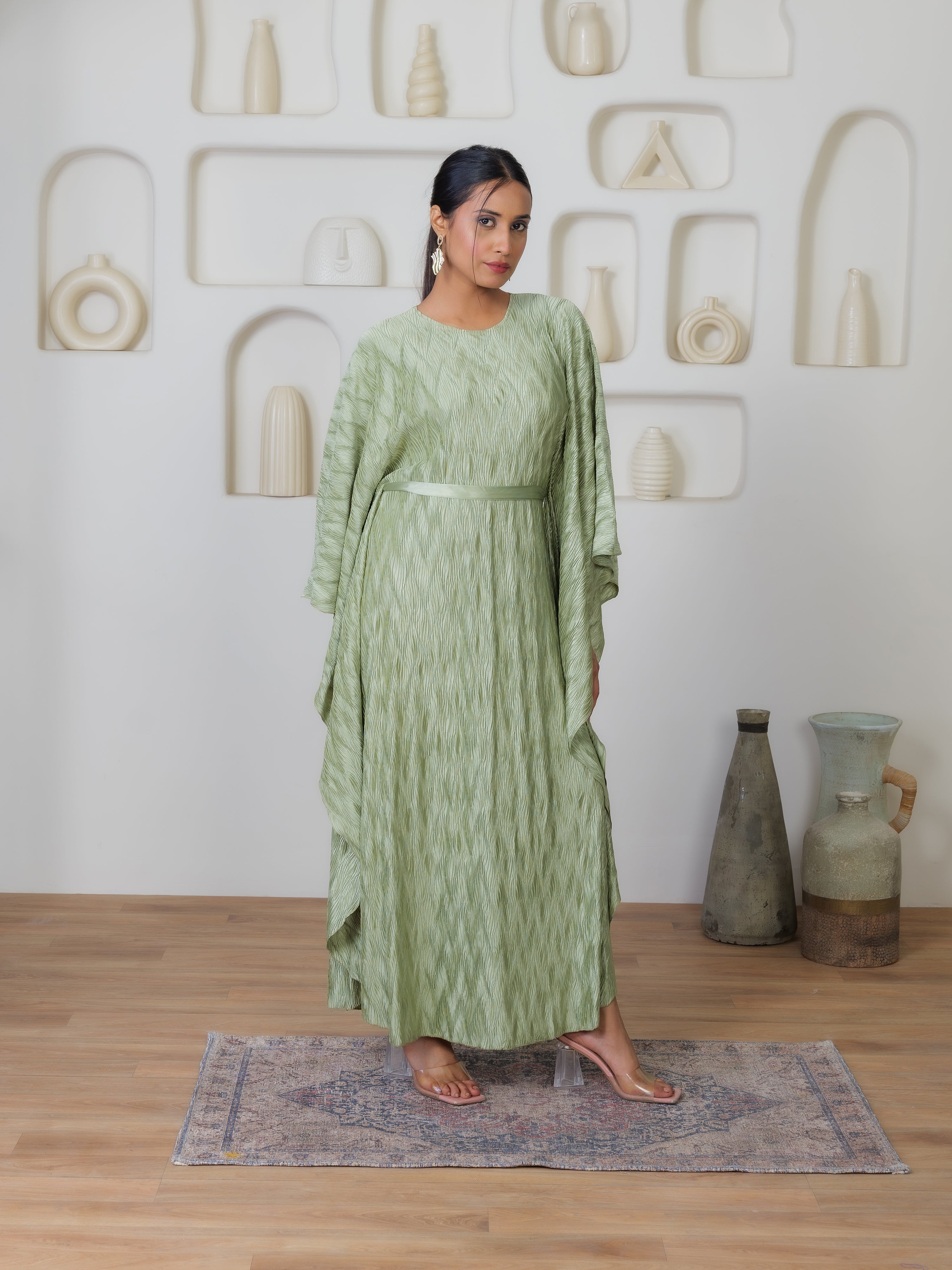 Adorn Metallic Dress