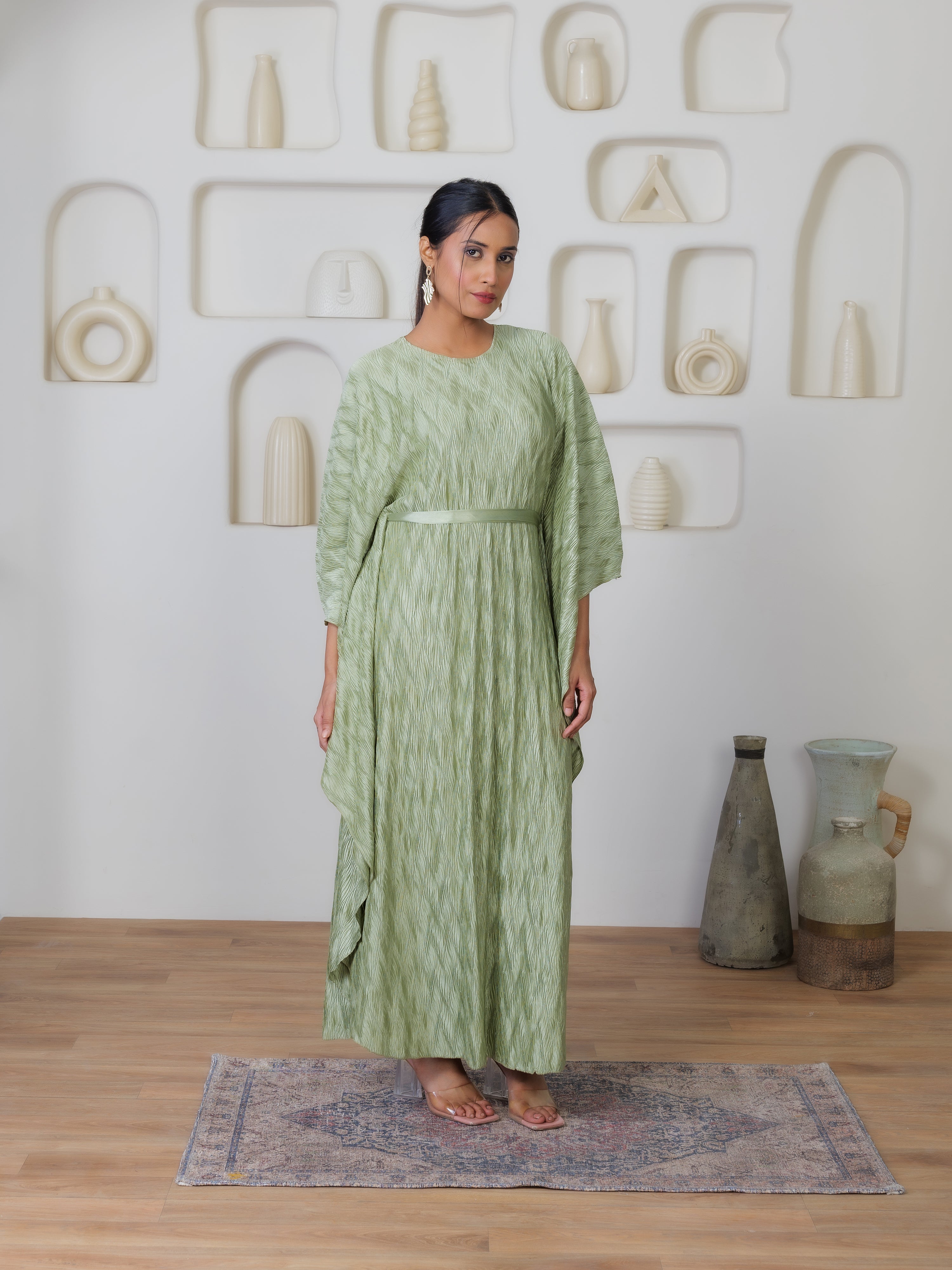 Adorn Metallic Dress