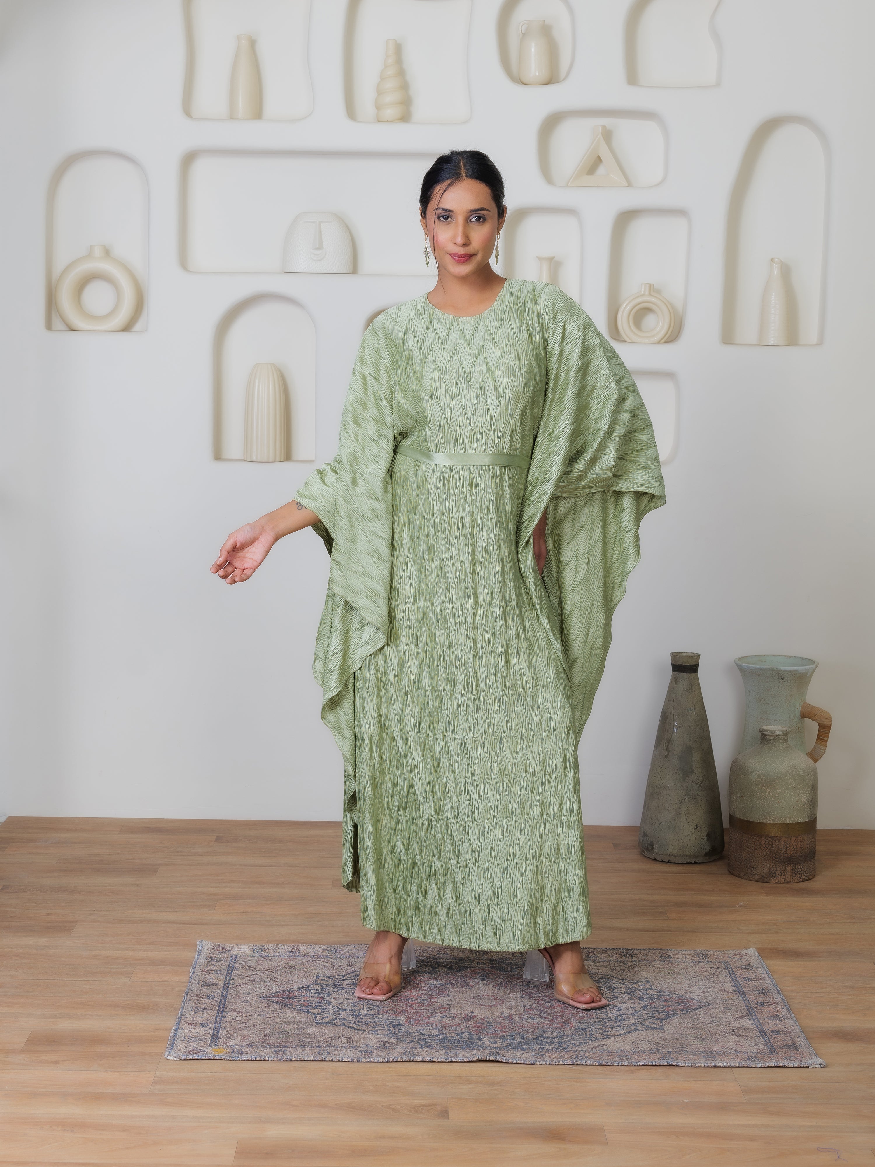 Adorn Metallic Dress