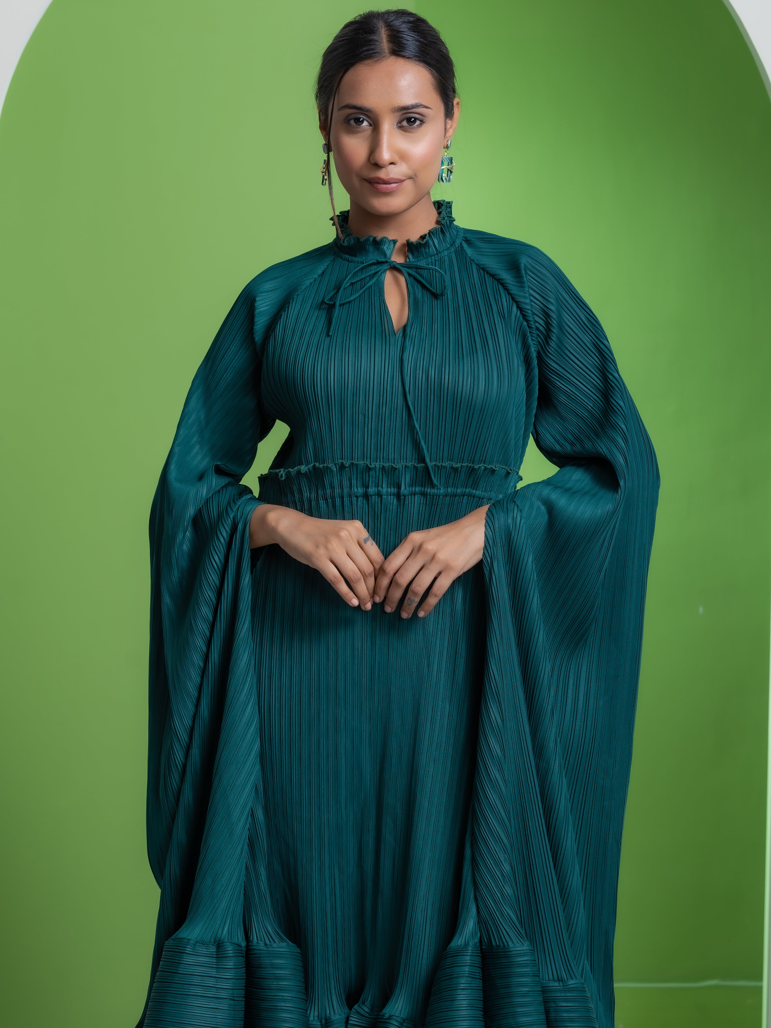 Celestial Pleated Dress