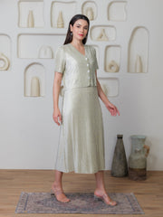 Verve Metallic Dress