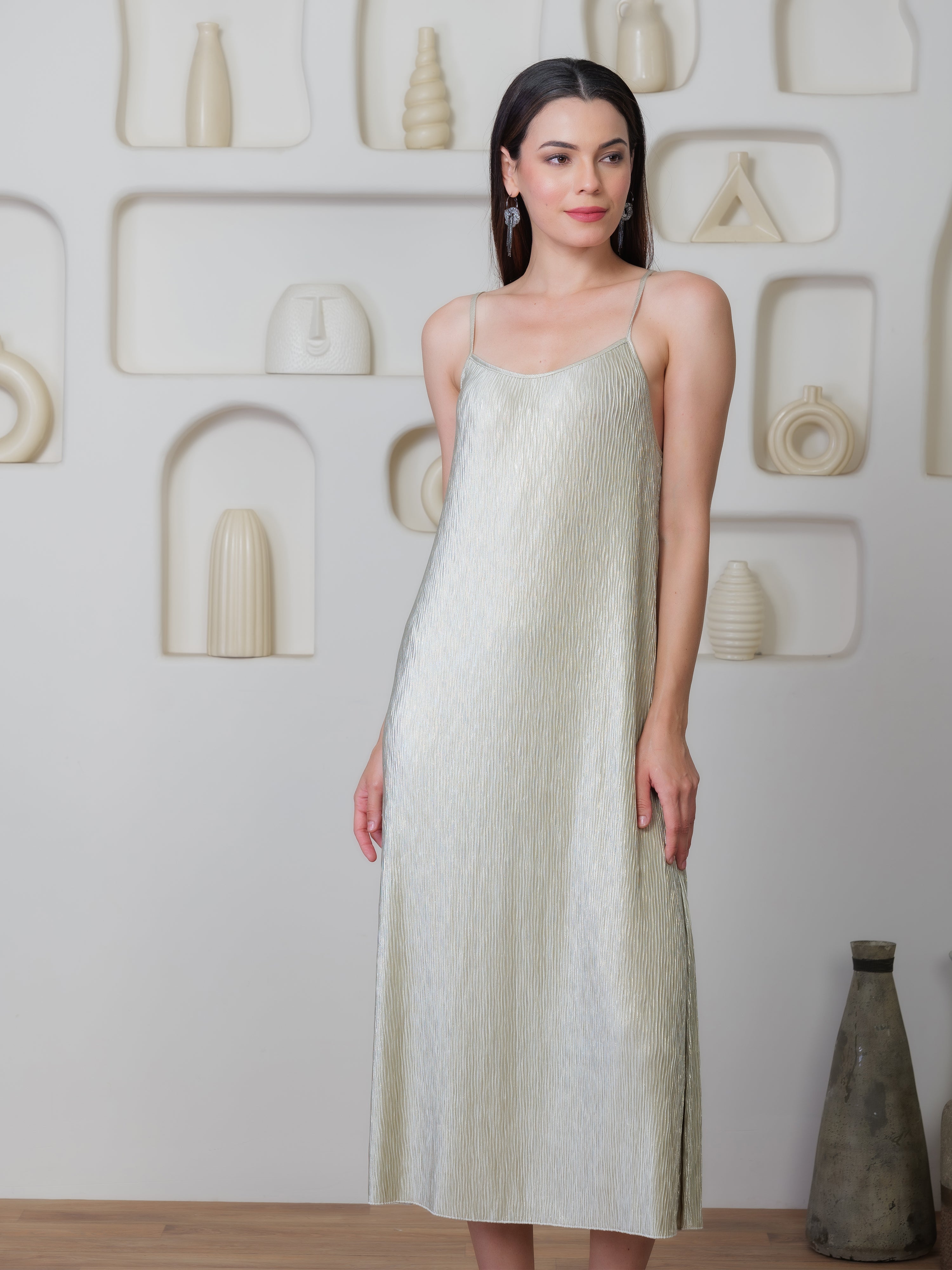 Verve Metallic Dress