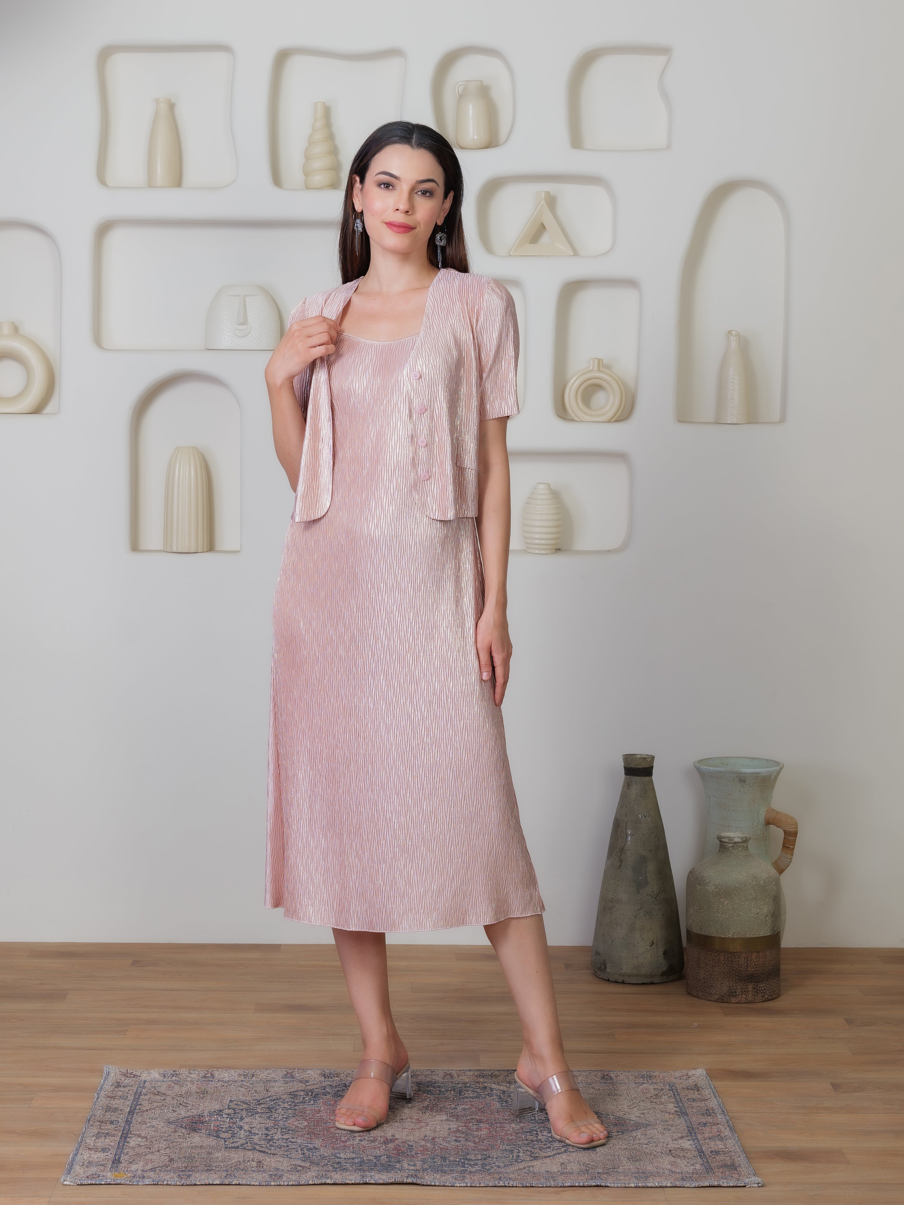 Verve Metallic Dress