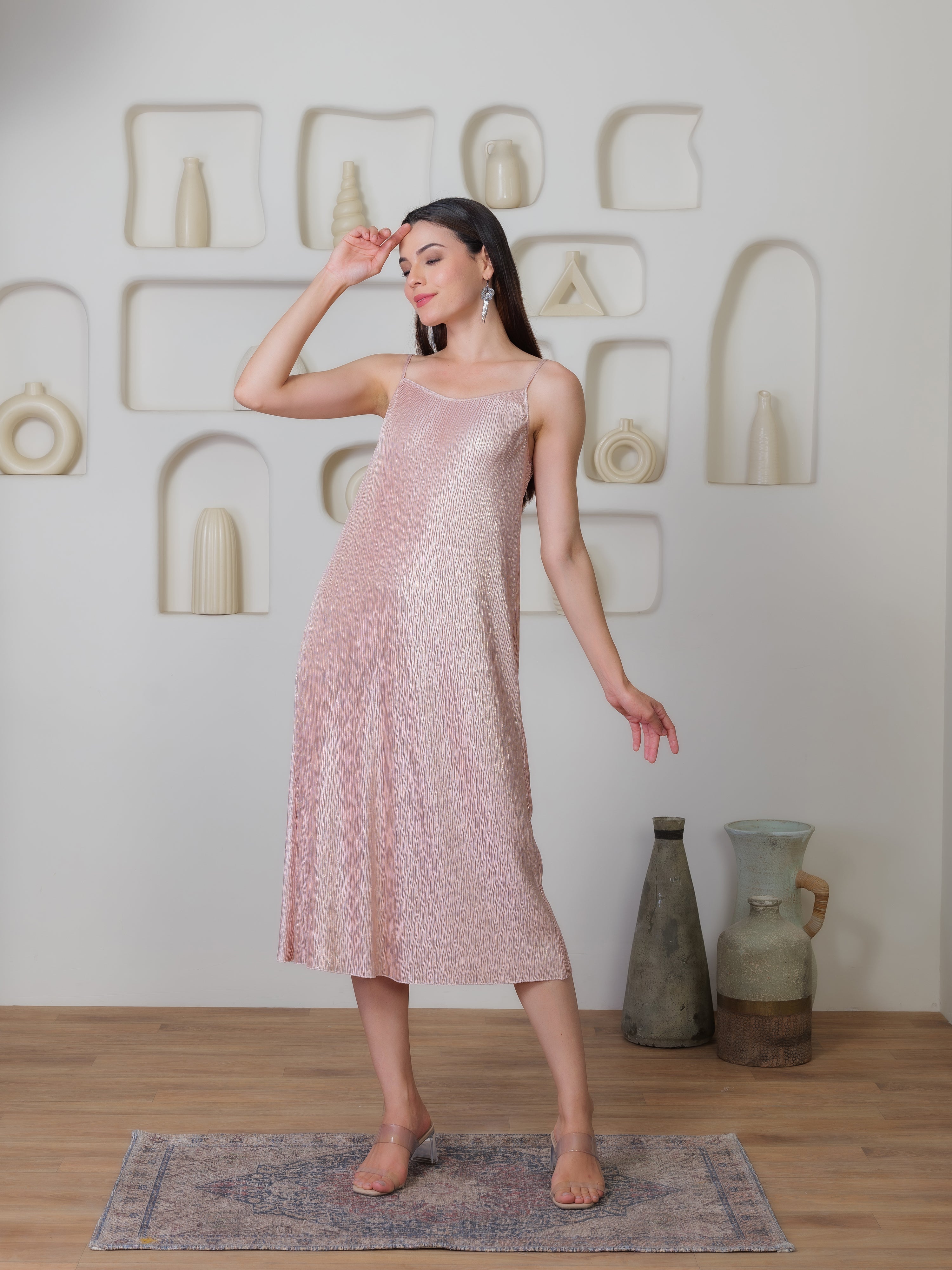 Verve Metallic Dress