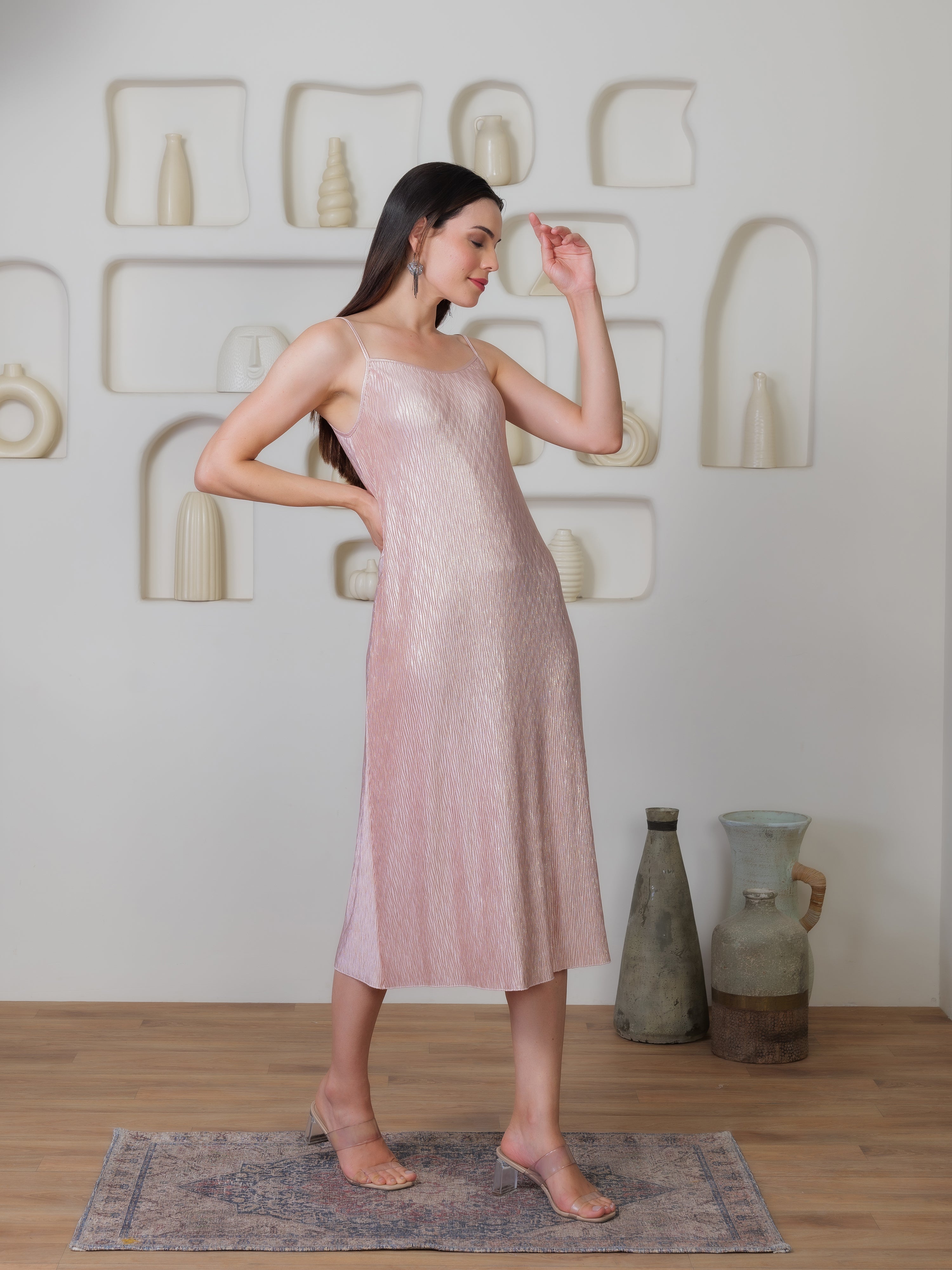 Verve Metallic Dress