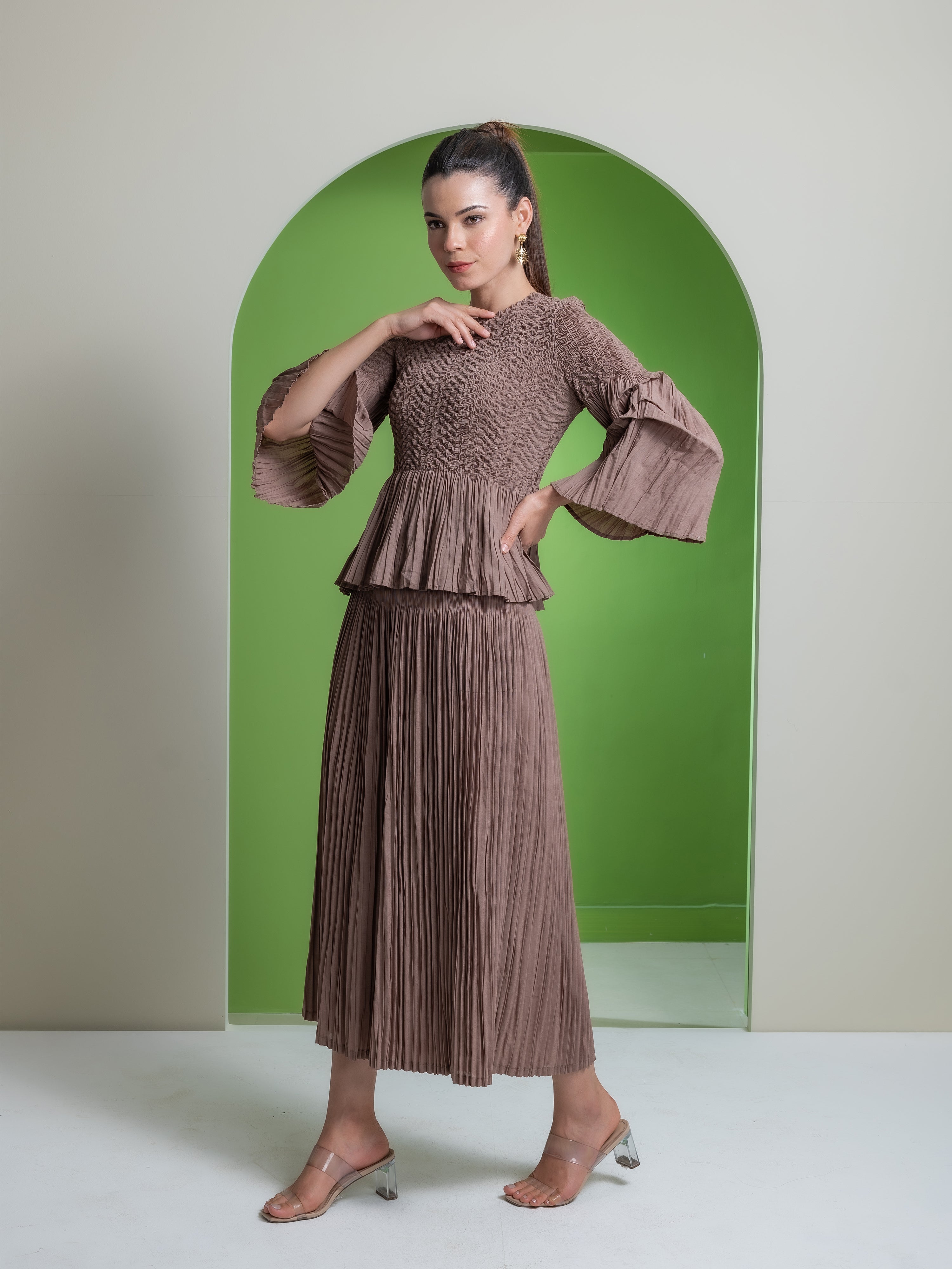 Dusk Pleated Co-ord Set