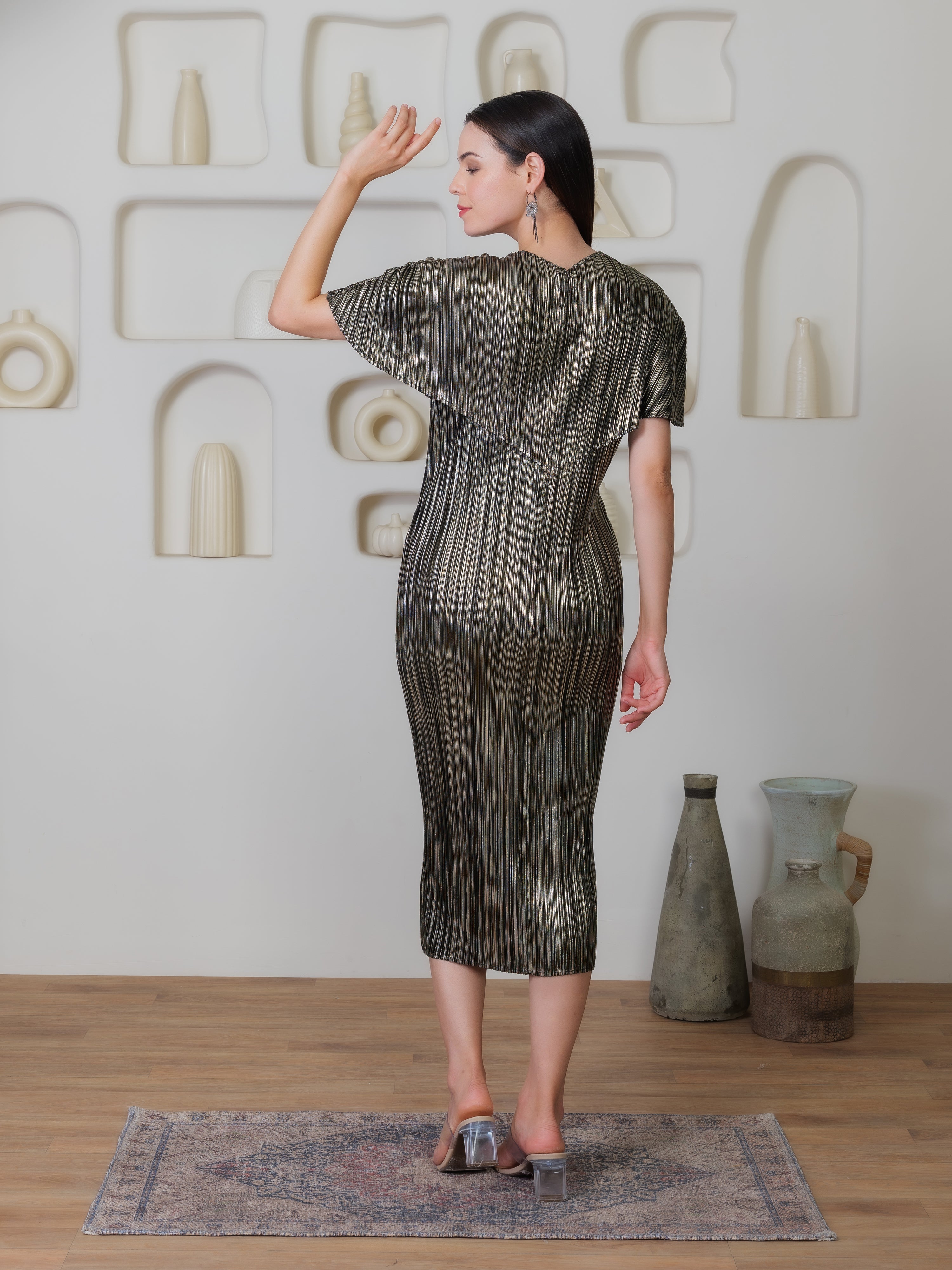 Serenade Metallic Dress