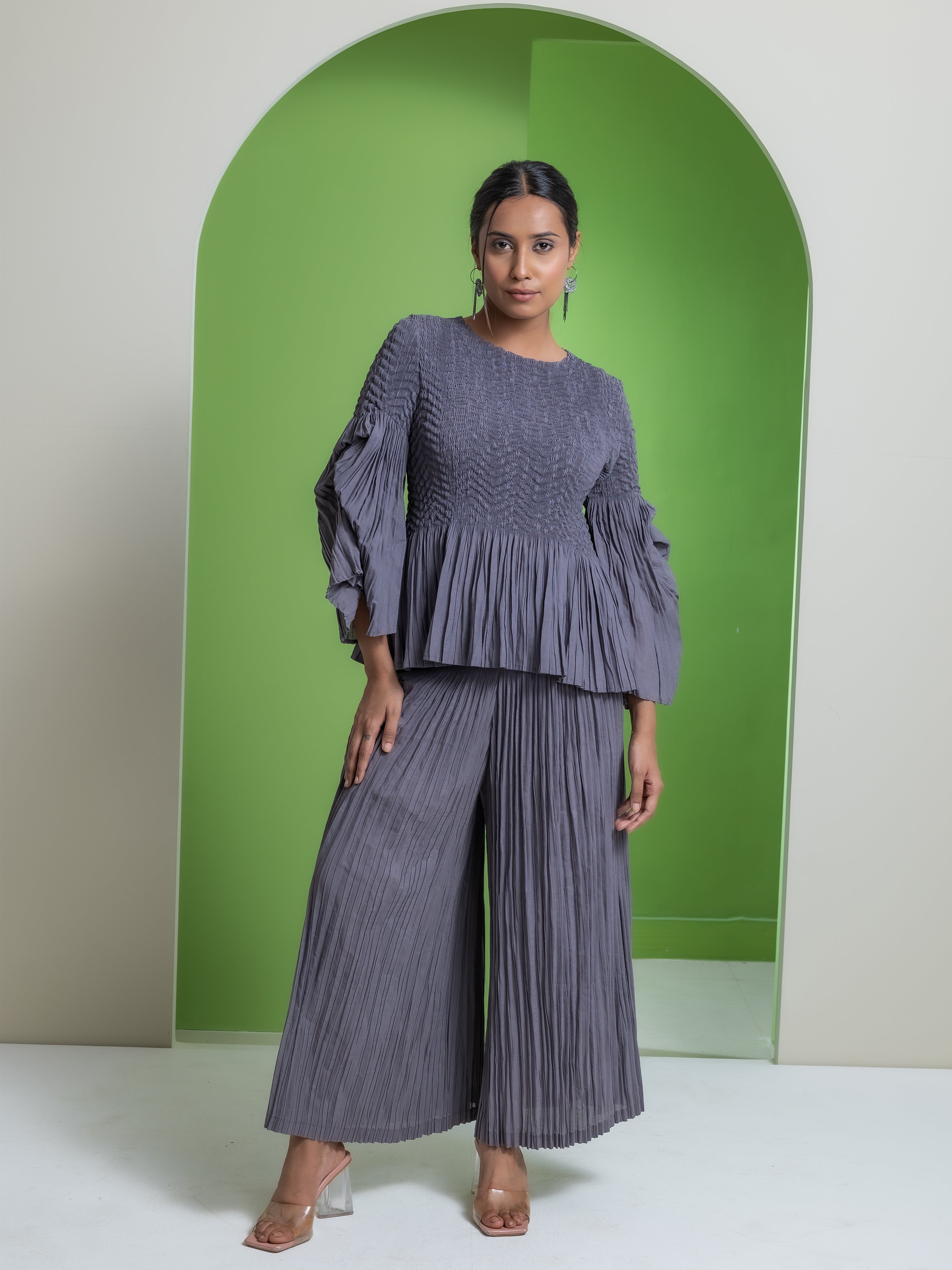 Dusk Pleated Co-ord Set