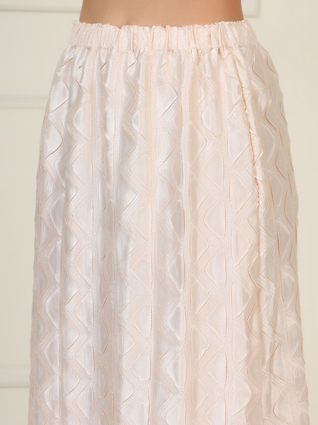 Elysia skirt set in Ivory Blush
