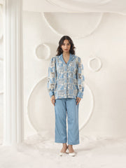 Celestia Cutwork Jacket Coord Set