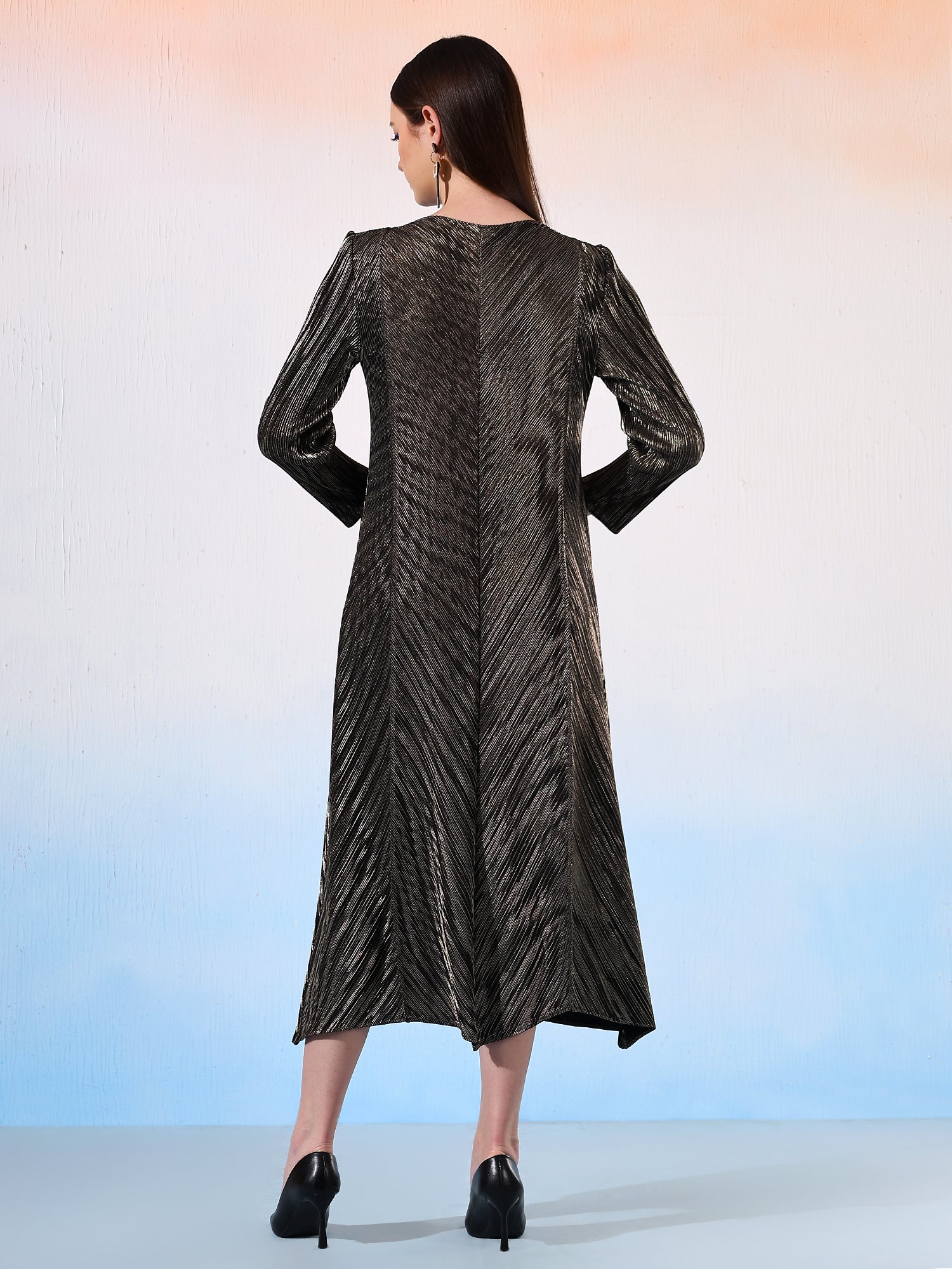 Harper Metallic Dress