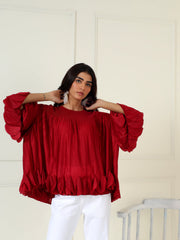 Riva Top in Ruby Red