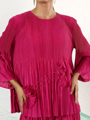 Petal Pleats Co-ord Set