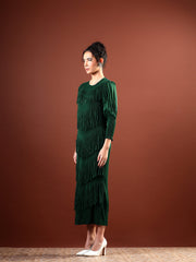 Velia Fringe Dress