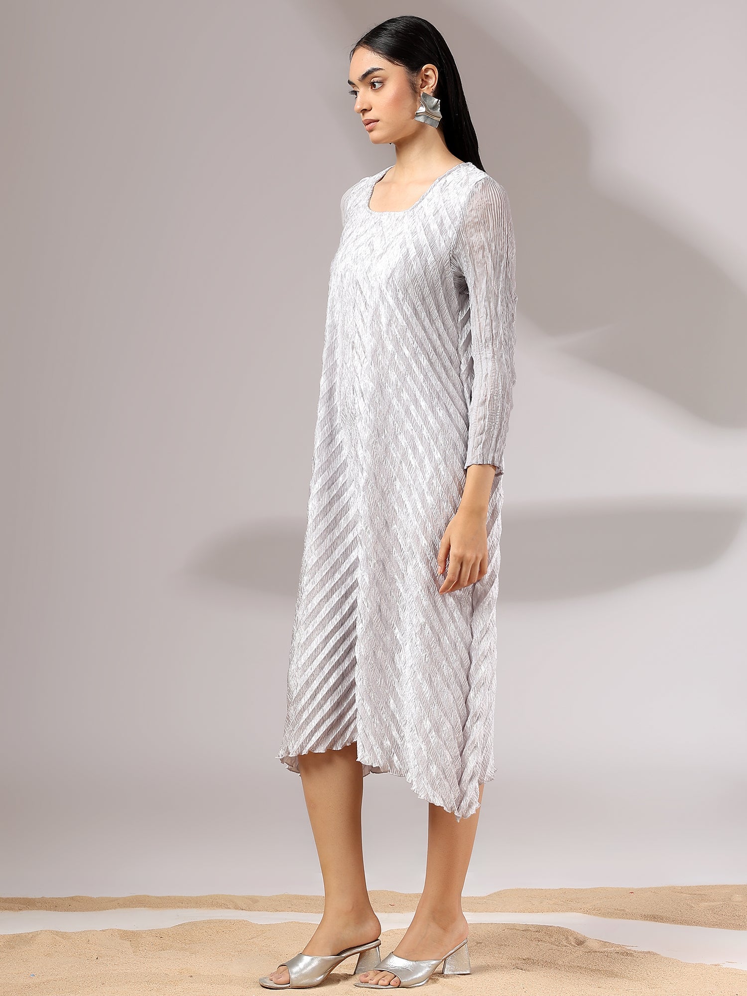 Sylva Metallic Dress