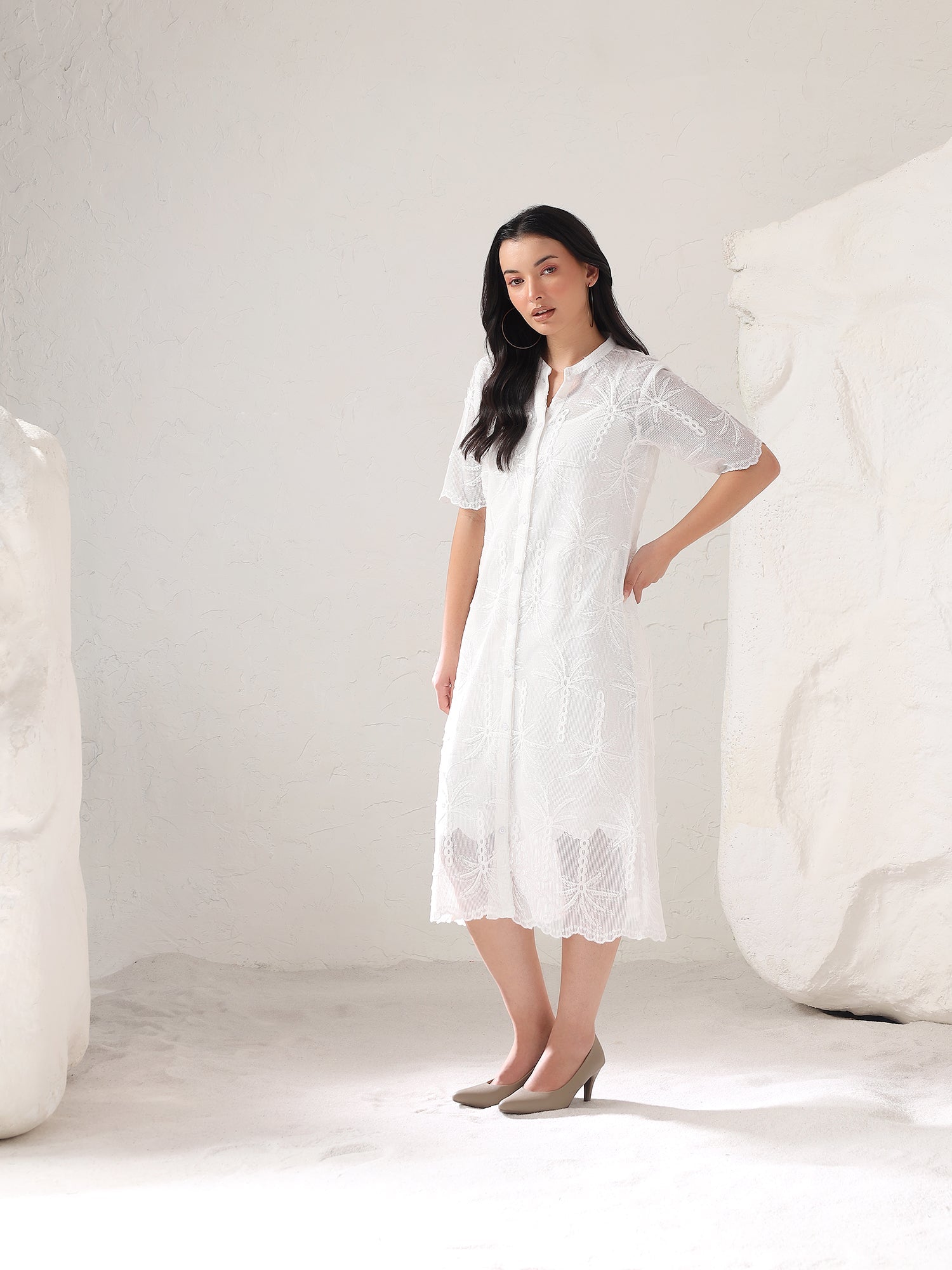 Palm Lace Dress