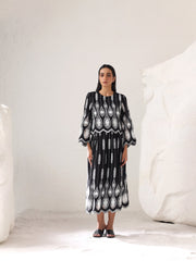Vyra Cutwork Skirt set