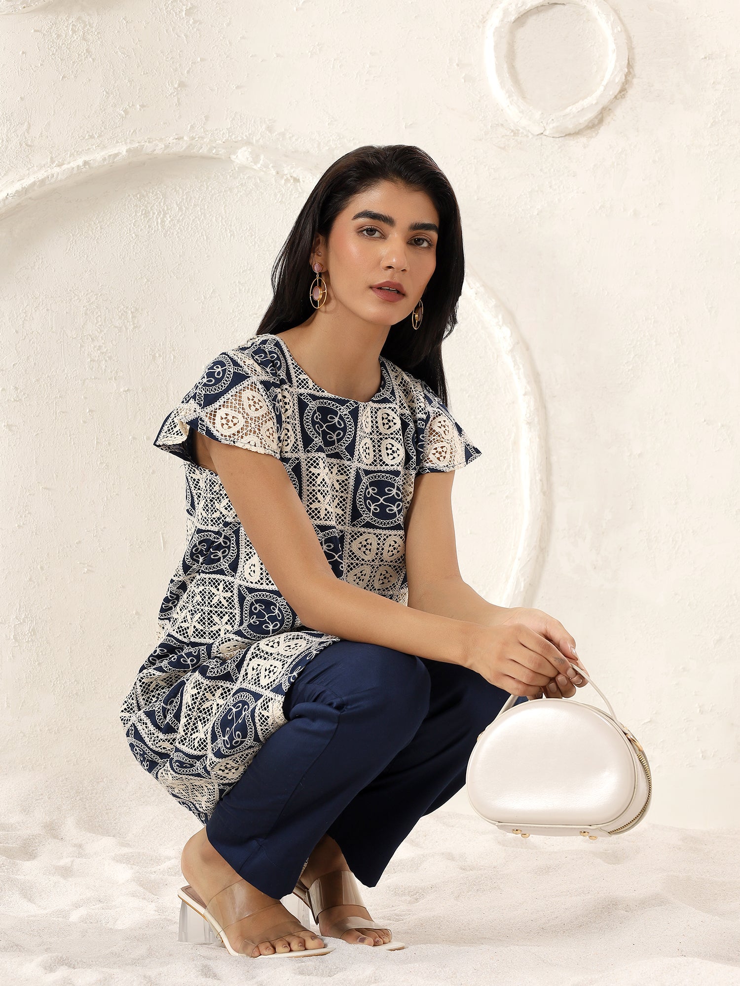 Indigo Mosaic Coord Set