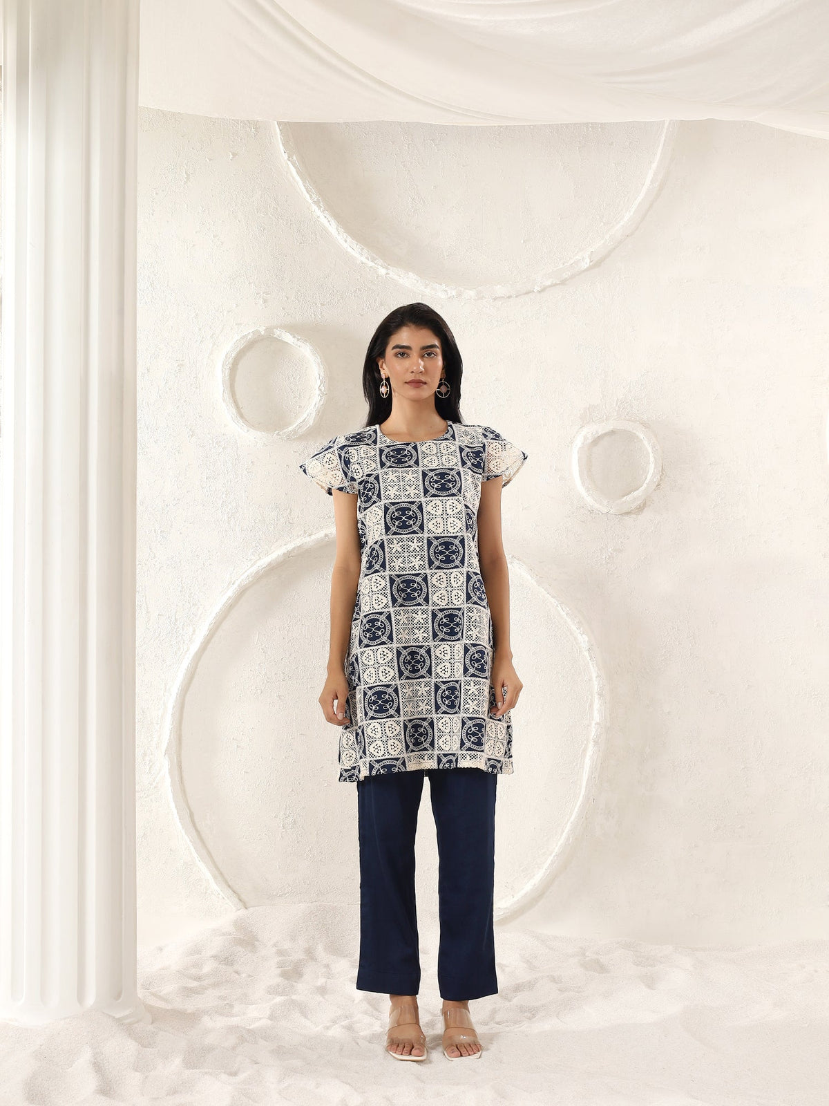 Indigo Mosaic Coord Set