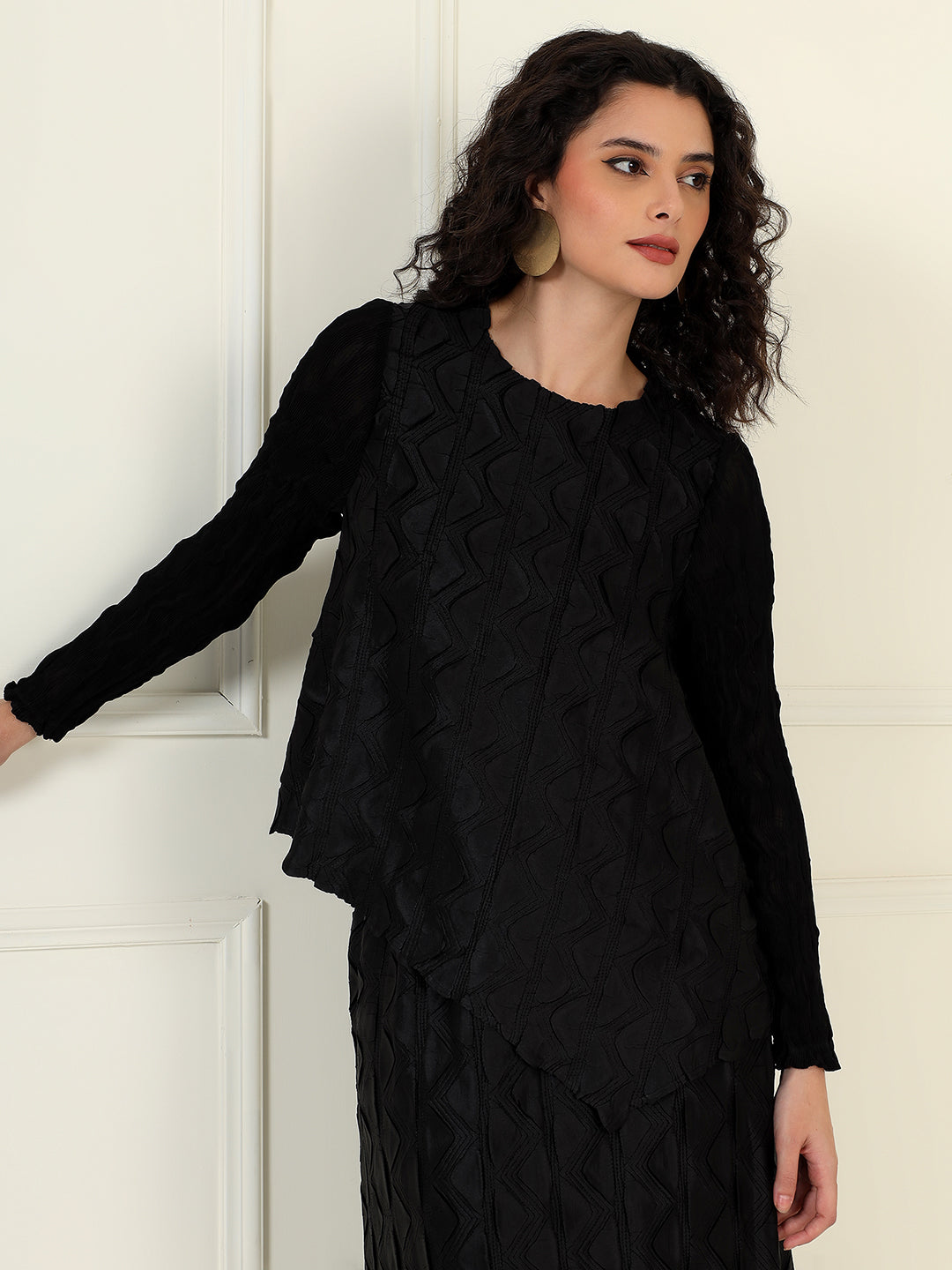 Elysia skirt set in Black