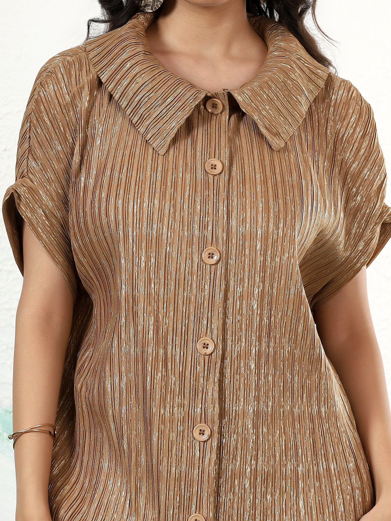 Luxeline Metallic Dress