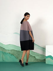 Eterna Colorblock Kaftan Dress